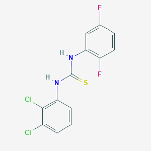 molecular formula C13H8Cl2F2N2S B4660884 N-(2,3-dichlorophenyl)-N'-(2,5-difluorophenyl)thiourea 