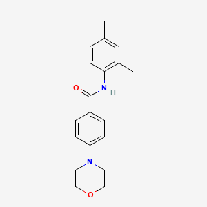 N-(2,4-dimethylphenyl)-4-(4-morpholinyl)benzamide