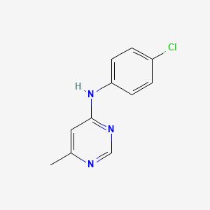 N-(4-chlorophenyl)-6-methylpyrimidin-4-amine