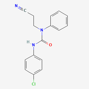 N'-(4-chlorophenyl)-N-(2-cyanoethyl)-N-phenylurea