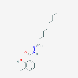 molecular formula C18H28N2O2 B4661144 N'-decylidene-2-hydroxy-3-methylbenzohydrazide 