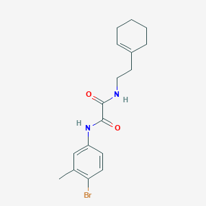 molecular formula C17H21BrN2O2 B4661162 N-(4-bromo-3-methylphenyl)-N'-[2-(1-cyclohexen-1-yl)ethyl]ethanediamide 