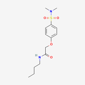 N-butyl-2-{4-[(dimethylamino)sulfonyl]phenoxy}acetamide