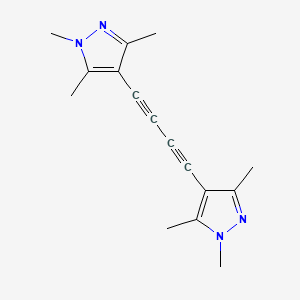 4,4'-(1,3-butadiyne-1,4-diyl)bis(1,3,5-trimethyl-1H-pyrazole)