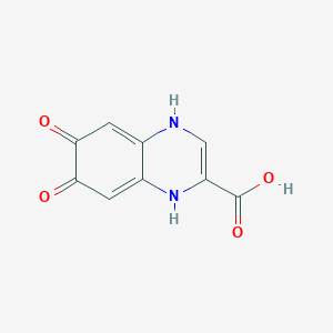 B046613 6,7-Dihydroxyquinoxaline-2-carboxylic acid CAS No. 122234-89-3
