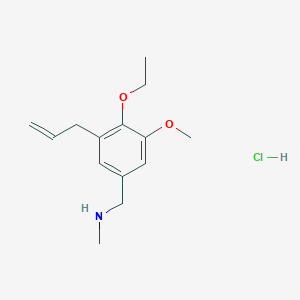 (3-allyl-4-ethoxy-5-methoxybenzyl)methylamine hydrochloride