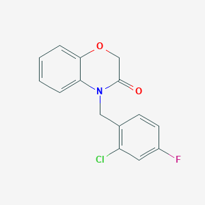 4-(2-chloro-4-fluorobenzyl)-2H-1,4-benzoxazin-3(4H)-one