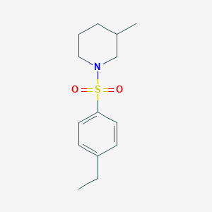 1-[(4-ethylphenyl)sulfonyl]-3-methylpiperidine