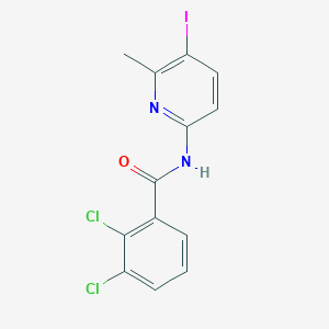 molecular formula C13H9Cl2IN2O B4661448 2,3-dichloro-N-(5-iodo-6-methylpyridin-2-yl)benzamide 