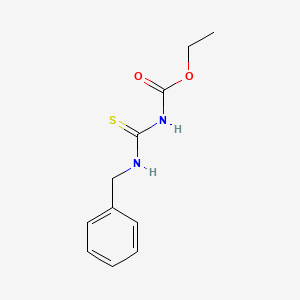 Carbamic acid, N-[[(phenylmethyl)amino]thioxomethyl]-, ethyl ester