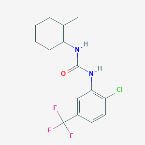 N-[2-chloro-5-(trifluoromethyl)phenyl]-N'-(2-methylcyclohexyl)urea