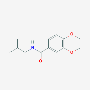 N-isobutyl-2,3-dihydro-1,4-benzodioxine-6-carboxamide