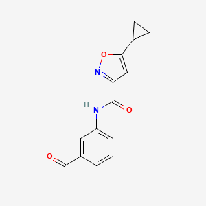 N-(3-acetylphenyl)-5-cyclopropyl-3-isoxazolecarboxamide