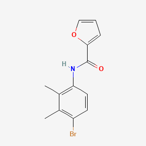 molecular formula C13H12BrNO2 B4661677 N-(4-bromo-2,3-dimethylphenyl)-2-furamide 