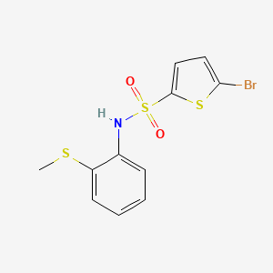 5-bromo-N-[2-(methylthio)phenyl]-2-thiophenesulfonamide