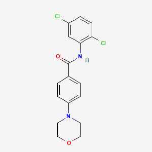 molecular formula C17H16Cl2N2O2 B4661833 N-(2,5-dichlorophenyl)-4-(4-morpholinyl)benzamide 