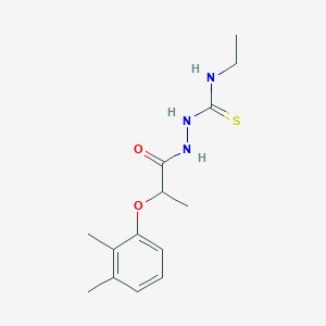 2-[2-(2,3-dimethylphenoxy)propanoyl]-N-ethylhydrazinecarbothioamide