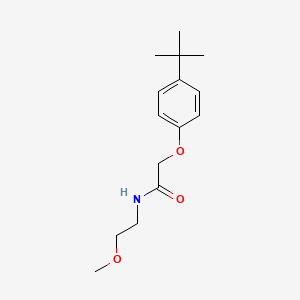 2-(4-tert-butylphenoxy)-N-(2-methoxyethyl)acetamide