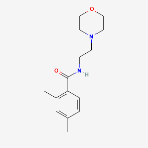 molecular formula C15H22N2O2 B4661946 2,4-dimethyl-N-[2-(4-morpholinyl)ethyl]benzamide 