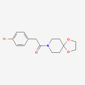 8-[(4-bromophenyl)acetyl]-1,4-dioxa-8-azaspiro[4.5]decane