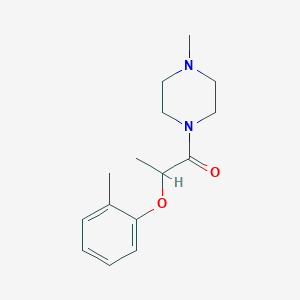 1-methyl-4-[2-(2-methylphenoxy)propanoyl]piperazine