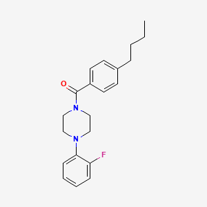 1-(4-butylbenzoyl)-4-(2-fluorophenyl)piperazine