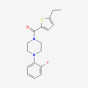 1-[(5-ethyl-2-thienyl)carbonyl]-4-(2-fluorophenyl)piperazine