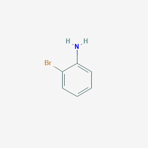 molecular formula C6H6BrN B046623 2-溴苯胺 CAS No. 615-36-1