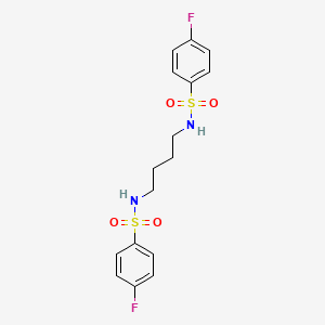 N,N'-1,4-butanediylbis(4-fluorobenzenesulfonamide)