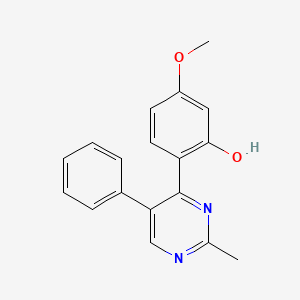 5-Methoxy-2-(2-methyl-5-phenylpyrimidin-4-yl)phenol