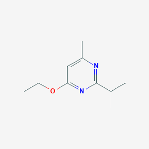 molecular formula C10H16N2O B046624 4-Etoxi-6-metil-2-(1-metiletil)-pirimidina CAS No. 72799-31-6