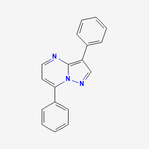 molecular formula C18H13N3 B4662412 3,7-diphenylpyrazolo[1,5-a]pyrimidine 