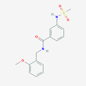 N-(2-methoxybenzyl)-3-[(methylsulfonyl)amino]benzamide