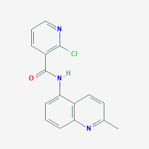 2-chloro-N-(2-methyl-5-quinolinyl)nicotinamide