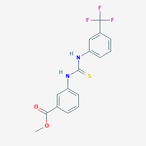 methyl 3-[({[3-(trifluoromethyl)phenyl]amino}carbonothioyl)amino]benzoate