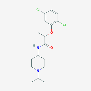 2-(2,5-dichlorophenoxy)-N-(1-isopropyl-4-piperidinyl)propanamide