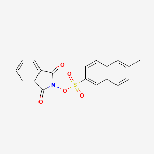 2-{[(6-methyl-2-naphthyl)sulfonyl]oxy}-1H-isoindole-1,3(2H)-dione