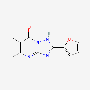 2-(2-furyl)-5,6-dimethyl[1,2,4]triazolo[1,5-a]pyrimidin-7(4H)-one