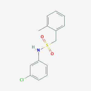 N-(3-chlorophenyl)-1-(2-methylphenyl)methanesulfonamide