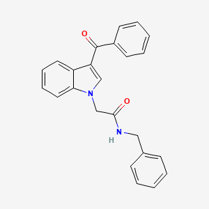 2-(3-benzoyl-1H-indol-1-yl)-N-benzylacetamide