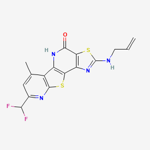 2-(allylamino)-8-(difluoromethyl)-6-methylpyrido[3',2':4,5]thieno[3,2-b][1,3]thiazolo[4,5-d]pyridin-4(5H)-one