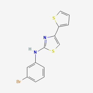 N-(3-bromophenyl)-4-(2-thienyl)-1,3-thiazol-2-amine