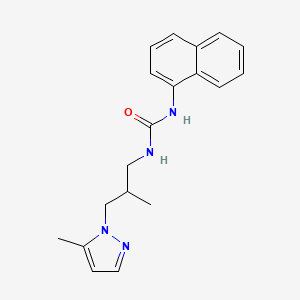 N-[2-methyl-3-(5-methyl-1H-pyrazol-1-yl)propyl]-N'-1-naphthylurea