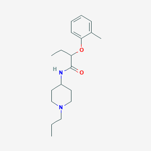 2-(2-methylphenoxy)-N-(1-propyl-4-piperidinyl)butanamide