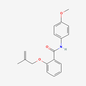 N-(4-methoxyphenyl)-2-[(2-methyl-2-propen-1-yl)oxy]benzamide