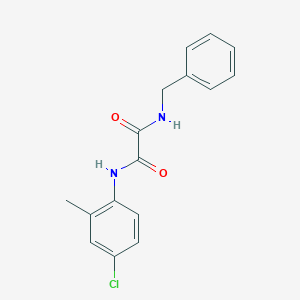 molecular formula C16H15ClN2O2 B4663172 N-benzyl-N'-(4-chloro-2-methylphenyl)ethanediamide CAS No. 5379-92-0