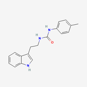 molecular formula C18H19N3O B4663227 N-[2-(1H-indol-3-yl)ethyl]-N'-(4-methylphenyl)urea 