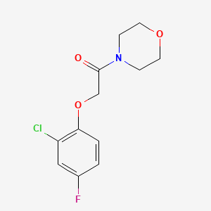 4-[(2-chloro-4-fluorophenoxy)acetyl]morpholine