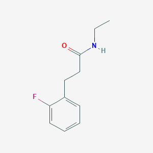 molecular formula C11H14FNO B4663358 N-ethyl-3-(2-fluorophenyl)propanamide 