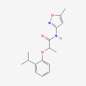 2-(2-isopropylphenoxy)-N-(5-methyl-3-isoxazolyl)propanamide